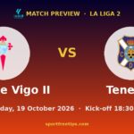 Celta de Vigo II vs Tenerife prediction – La Liga 2