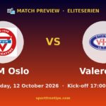 KFUM Oslo vs Valerenga prediction – Eliteserien