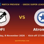 OFI vs Atromitos prediction – Greek Super League